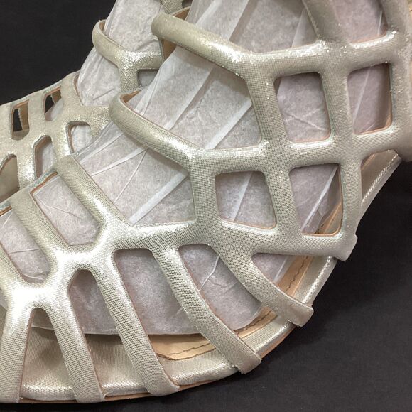 Vince Camuto VC-Paxton Women's 6.5(M) Earl Grey Powered Glitz Stiletto Heels - Picture 5 of 11